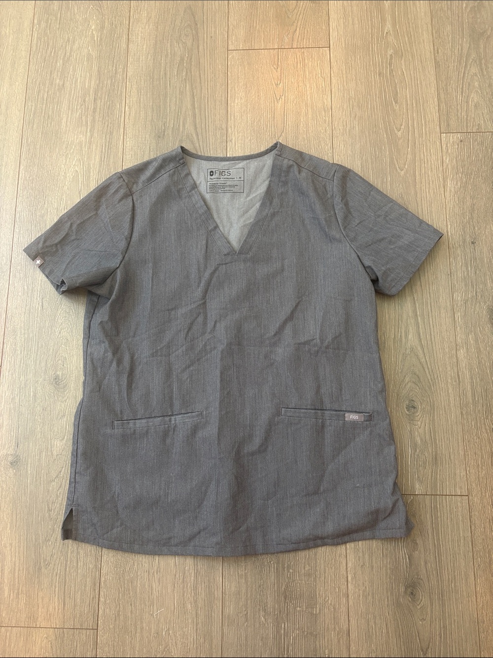 FIGS SCRUB TOP dark Gray Size medium